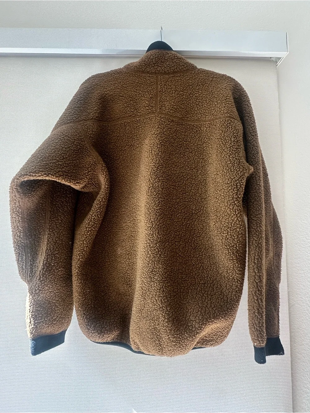 REI Brown Sherpa Fleece Zip Jacket